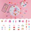 Lasiyanor 120Pcs Candy Charms, Resin Flat Back kawaii Slime Charms Lollipops, Sweets Embellishments for DIY Crafts and Ornament Scrapbooking view 2