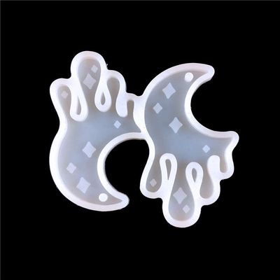 Joour Mushroom Heart Resin Silicone Mould Blooding Earrings UV Epoxy Resin Mold Pendant Molds Handmade Jewelry Making Tools(A)