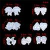 Joour Mushroom Heart Resin Silicone Mould Blooding Earrings UV Epoxy Resin Mold Pendant Molds Handmade Jewelry Making Tools(A) view 2
