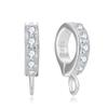 5pcs Adabele Authentic Sterling Silver 0.5 Inch Interchangeable Hinged Pendant Clasp Bail Clip Cubic Zirconia Tarnish Resistant for DIY Craft Jewelry Making SS96-3 view 1