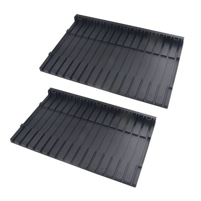 XINMEIWEN 2Pack Pieces Shelves Tool Stand Holder Model Production Tools Placement Rack Plastic Holder Container Organizer for Gundam Hobby Model Making Parts (29x18cm)