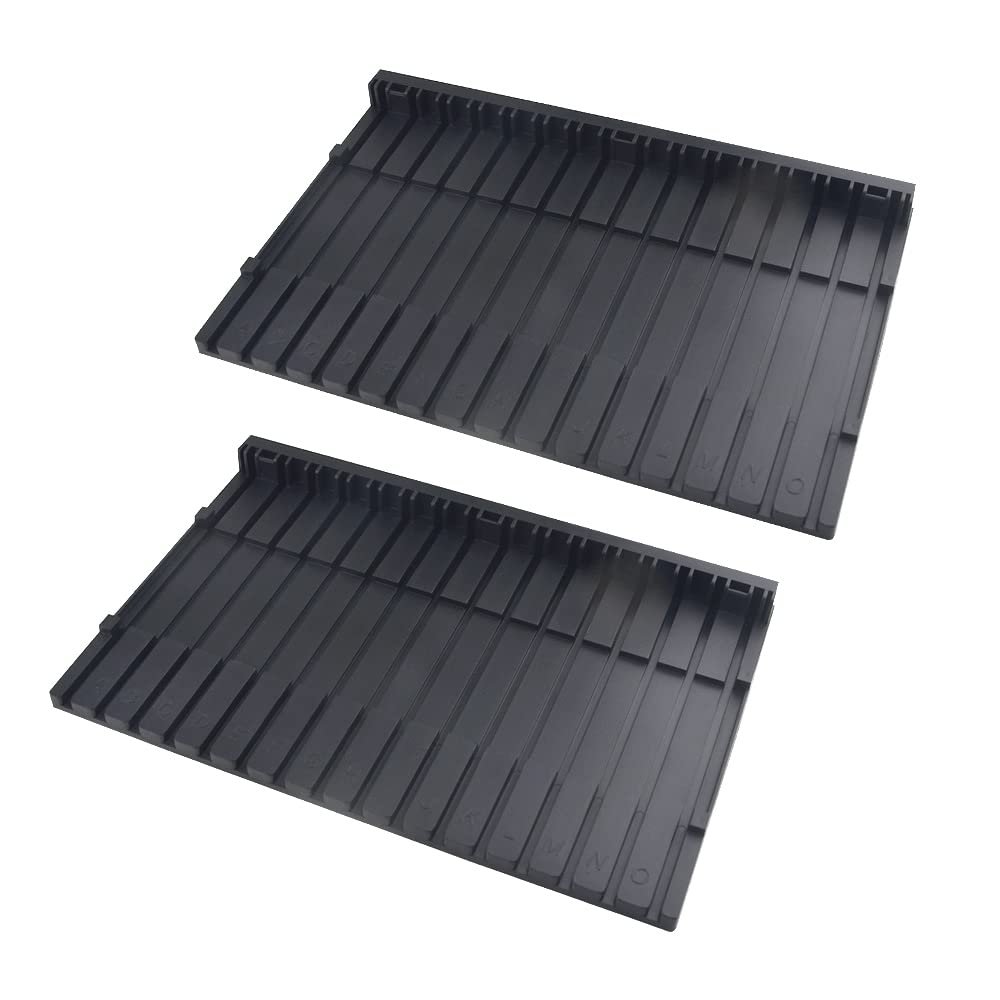 XINMEIWEN 2Pack Pieces Shelves Tool Stand Holder Model Production Tools Placement Rack Plastic Holder Container Organizer for Gundam Hobby Model Making Parts (29x18cm)