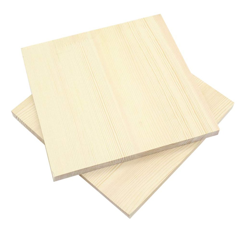 EXCEART 2pcs Wooden Plank Workbench for Crafts Natural Rustic Clay Sculpture Base and Bracket for Home Decoration and Art Projects