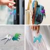 65Pcs Epoxy Resin Molds Kit - 5pcs Dog Shape Silicone Molds for Resin, Epoxy Resin Casting Molds, Resin Keychain Molds, Keychains, Jump Ring for DIY Keychain Pendant Pet Tag view 3