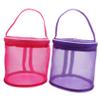 2pcs Yarn Storage Bag Portable Knitting Tote Organizer Zipper Closure for Crochet Yarn and Accessories Mesh Design for view 1