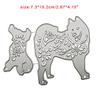 Dogs Metal Die Cuts, Cutting Dies for Card Making Clearance, Embossing Dies for Scrapbooking, DIY Album Paper Cards Decoration view 2