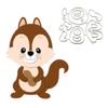 Squirrel Shape Metal Die Cuts, Cutting Dies for Card Making Clearance, Embossing Dies for Scrapbooking, DIY Album Paper Cards Decoration view 1