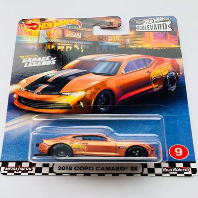 DieCast Hot Wheels 2018 Copo Camaro SS, Boulevard Series #9 (Premium 1:64 Scale) Burnt Orange