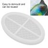 Resin Silicone Mold,Resin Tray Molds Fish Scale Shape Design Easily Demold Repeated Use Soft DIY Resin Tray Molds for Jewelry Storage Dishes view 3