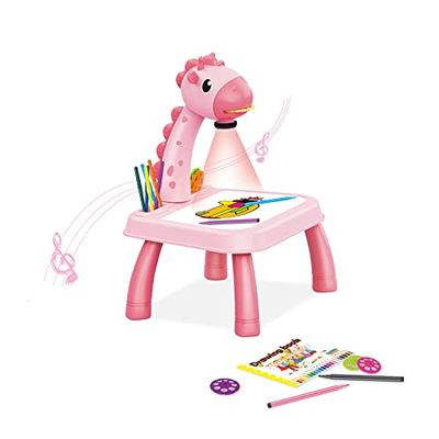 szoii Cartoon Image Children's Enlightenment Early Education led Projection Drawing Table
