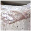 Tulle Lace Fabric 1 Meter Ivory Mesh Pink Sequins Embroidered Bridal Wedding Dress Sewing 130CM 51" Wide L24A19 view 2
