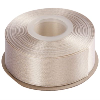 Joycrosso White Double Faced Glitter Ribbon, Luxury Gold Purl Ribbon, 7/8 Inch x 25 Yards, Great for Gift Wrapping Wedding Decoration Floral Arrangement