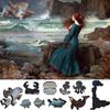 Wooden Jigsaw Puzzle for Adults - Uniquely Shaped Pieces - Made in The USA by FoxSmartBox - 386 Pieces - Miranda view 1