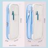 Arnuixty Large Storage Pencil Case Pen Bag with Zipper Big Capacity Pouch Organizer for Office Travel Holder Box view 3