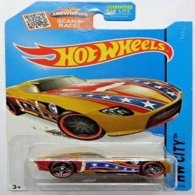 DieCast Hot Wheels Fast Felion, 2015 H W City 69/250 [Treasure Hunt]