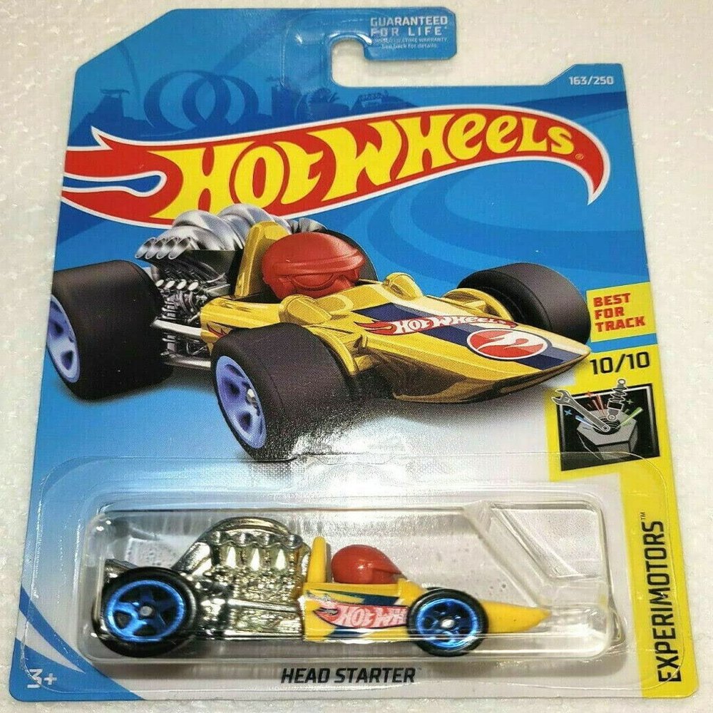 DieCast Hot Wheels Head Starter, Experimotors 10/10 [2019 Treasure Hunt]