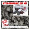 Hydrographic Dip Kit 3D Skulls 16oz dip demon Hydro dip Dipping view 1