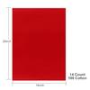 Aida Cloth 14 Count Cross Stitch Fabric,1928inch (14CT, Red) view 2