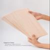 iUoczi12 Pack Balsa Wood Sheets 1/16 x 4 x 12 Inch Natural Wood Color Unfinished Wood for DIY Crafts Make Models of House Airplane Ship Boat DIY Wooden Plate Model,School Projects 300x100x1.5mm view 2