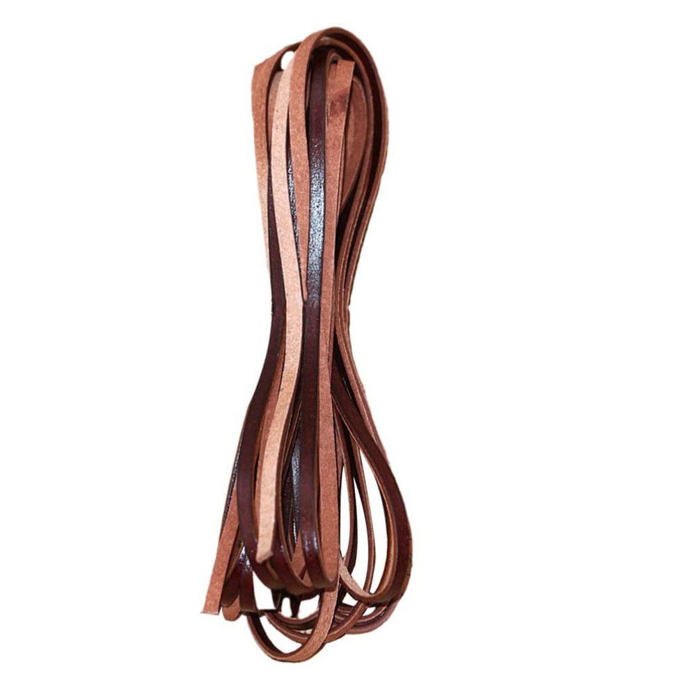 Cabilock 1roll Leather Ropes for Jewelry Making Wide Genuine Cowhide Cord for DIY Bracelets Necklaces and Crafting Projects Meters Long Smooth Surface for Easy Beading