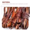 Cabilock 1roll Leather Ropes for Jewelry Making Wide Genuine Cowhide Cord for DIY Bracelets Necklaces and Crafting Projects Meters Long Smooth Surface for Easy Beading view 2