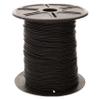 The Beadsmith Leather Cord Black 1mm Spool 100 Yards/91.44 Meters Indian Leather Thong Ideal for Braiding, Beading, Necklaces, Fine Lacing, Hair Accessories & DIY Jewelry Making view 1