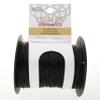 The Beadsmith Leather Cord Black 1mm Spool 100 Yards/91.44 Meters Indian Leather Thong Ideal for Braiding, Beading, Necklaces, Fine Lacing, Hair Accessories & DIY Jewelry Making view 2