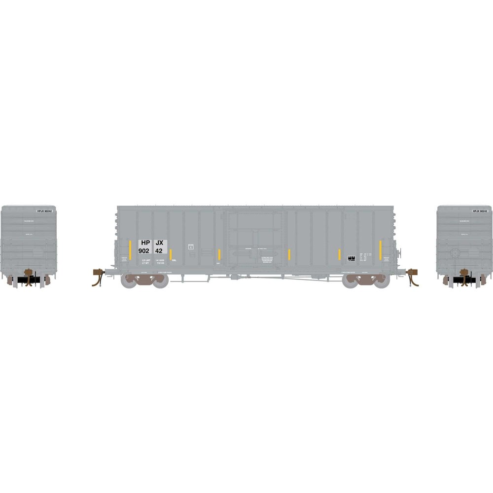 Athearn HO 50' PC&F Ext Post 10'-6" Plug Box HPJX #90242, ATHG26826