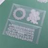 10 Pack Large Size Dies and Stamps Storage Pockets Bags,9.5x4.5inch Transparent Plastic Sturdy Storage Envelopes Folders for Cutting Dies Stencil Embossing Crafts for Paper Card Craft Organizer Holder view 2