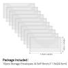 10 Pack Large Size Dies and Stamps Storage Pockets Bags,9.5x4.5inch Transparent Plastic Sturdy Storage Envelopes Folders for Cutting Dies Stencil Embossing Crafts for Paper Card Craft Organizer Holder view 3