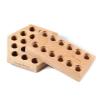 SPEEDWOX Wooden Plier Organizer - Hexagonal Hardwood Pliers Holder with 19 Holes for Tool Storage Box view 4