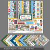 Inkdotpot Back to School Collection Double,Sided Scrapbook Paper Kit Cardstock 12"x12" Card Making Paper Pack of with Sticker Sheet - 16 Pages - Multicolor view 3