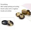 10 PCS 4 Holes Round Pattern Resin Buttons Flatback Sewing Button Favorite Findings Basic Buttons for Clothing Arts Crafts Projects DIY Decorations Sewing Accessories (09#Dark Coffee, 30.5 mm) view 4