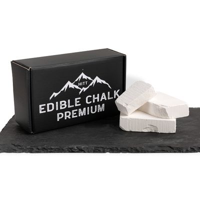 HITT Premium Belgorod Edible Chalk Satisfying Crunchy Chalk Chunks for Eating, PICA Cravings and ASMR Food Content Creators Organic, Zero Additives, No Impurities 7 oz / 200 g