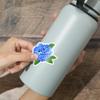 Lantern Press Sticker Cape Cod, Massachusetts, Hydrangea, Watercolor, Die Cut Vinyl, (Waterproof Decal for Cars, Water Bottles, Laptops, Coolers), Small view 2