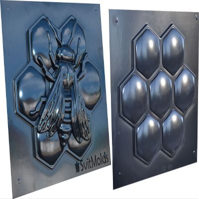 Concrete Mold DIY Honeycomb Apis Mould concrte Wall Decor Plastic molds D66 (D58+D66)