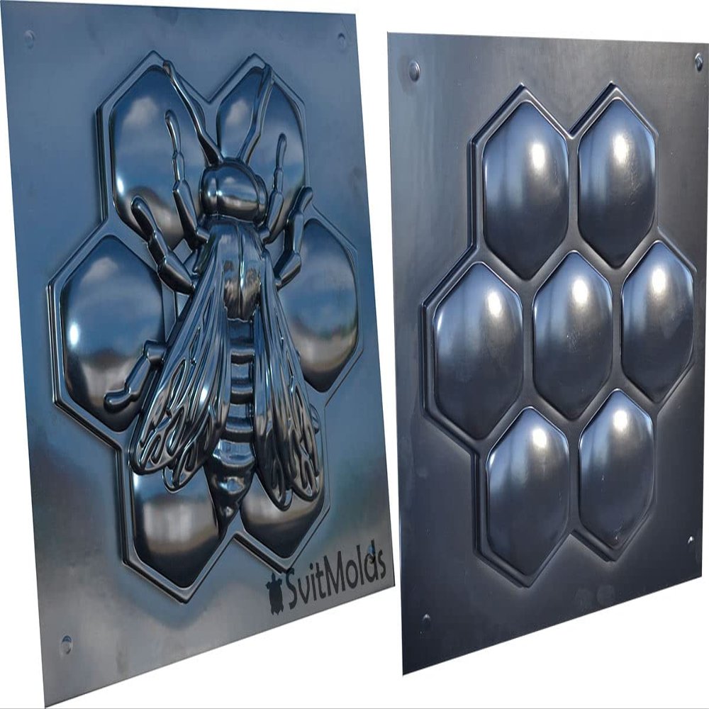 Concrete Mold DIY Honeycomb Apis Mould concrte Wall Decor Plastic molds D66 (D58+D66)