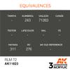 AK Acrylics 3Gen Aircraft AK11823 RLM 72 (17ml) view 3