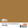 AK Acrylics 3Gen AFV AK11326 RAL 8031 F9 Sandbraun (17ml) view 2