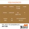 AK Acrylics 3Gen AFV AK11326 RAL 8031 F9 Sandbraun (17ml) view 3