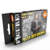 AK Acrylics 3Gen Figure Set AK11622 Panzer Crew Black Uniforms Set 3G (6x17ml) view 1