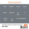 AK Acrylics 3Gen Aircraft AK11855 RAF Dark Camouflage Grey BS381C/629 (17ml) view 3
