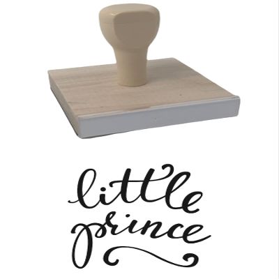Infusion Little Prince Rubber Stamp, 4 X 4 Wood Stamp