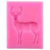 Ruluti Deer Silicone Mold Polymer Clay Candy Chocolate Baking Mould Christmas Cupcake Topper Fondant Cake Decorating Tools view 1