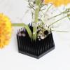 Wazakura Japanese Black Hexagon Ikebana Kenzan Flower Holder 2.6 in (68 mm), Made in Japan Floral Arranging Pin Frog Tool view 3