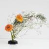 Wazakura Japanese Black Hexagon Ikebana Kenzan Flower Holder 2.6 in (68 mm), Made in Japan Floral Arranging Pin Frog Tool view 4