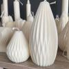 TOPYS 2-Pack Candle Molds - Geometric Silicone Molds for Resin Candle, Pear Shape + Water Bottle Shape view 4