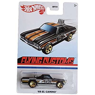 DieCast Hot Wheels Flying Customs '68 El Camino (Black)
