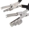 The Beadsmith Wrapper Pliers Combo Wire Working Pliers Big 7 (178mm) and Little 6 (152mm) Use to Create Loops and Jump Rings and Protect Wire While Jewelry Making 2 Piece Set view 1