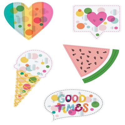 Damask Love Life's A Party Vellum Die-Cuts-Shapes